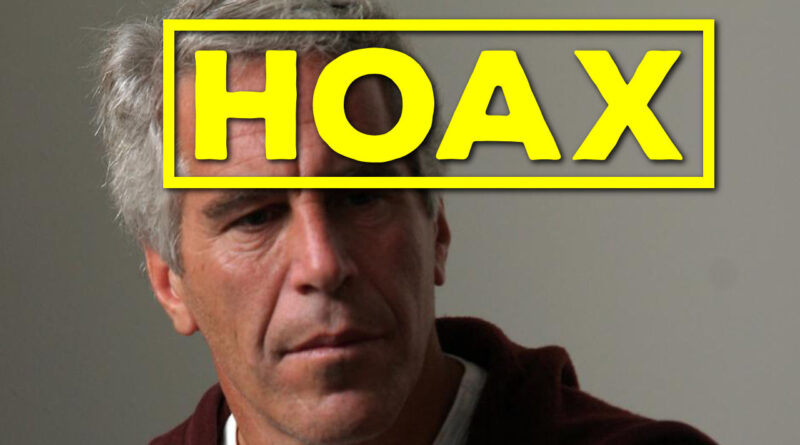 Epstein Suicide Hoax