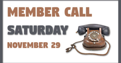 Member Call — SATURDAY — November 29