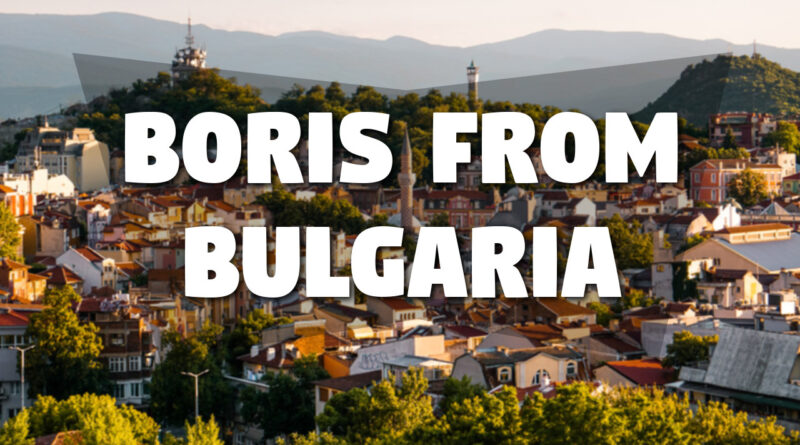 John le Bon chats with Boris from Boris and Boris in Bulgaria.