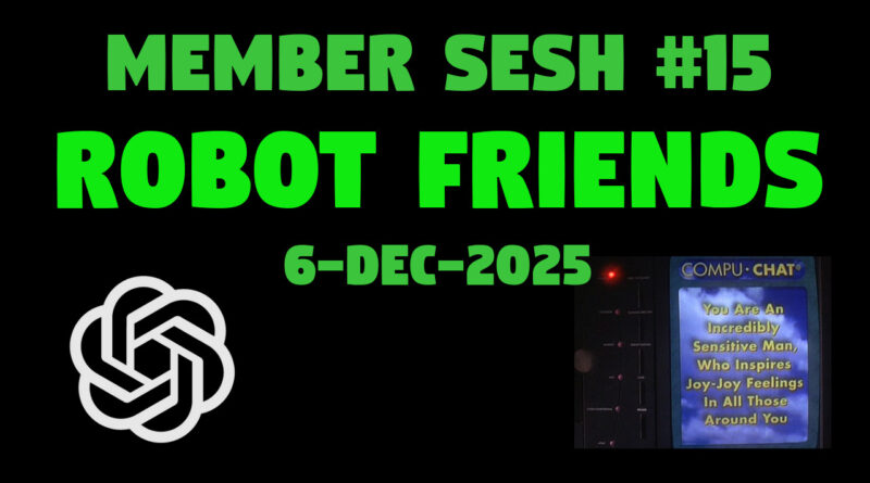 John le Bon and friends discuss AI and chatGPT as therapists.