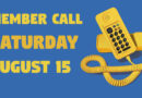 Member Call — August 15 (Saturday)